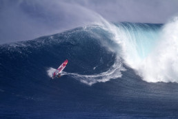 Robby Naish in Welle vor Jaws