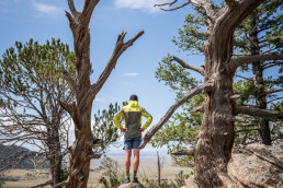 Bergsportler Philipp Reiter in den USA in weiter Landschaft