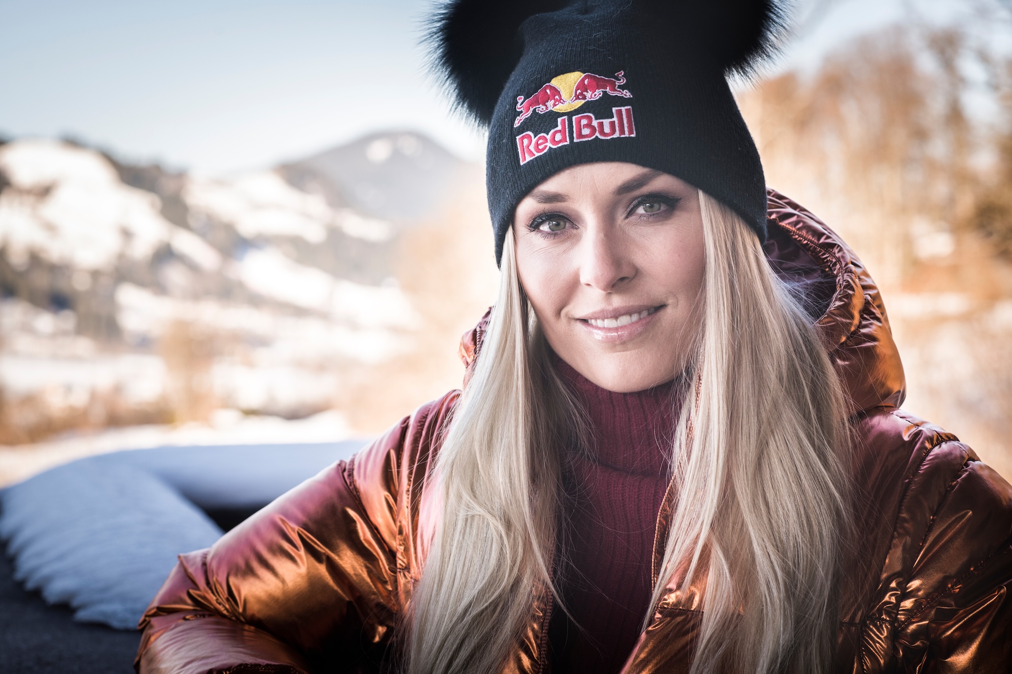 Lindsey Vonn of the United States of America poses for a photograph prior to the alpine ski worldcup in Kitzbuehel, Austria on January 24, 2020.