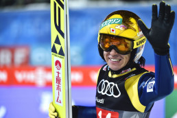 06.01.2017, Bischofshofen, Austria (AUT): Noriaki Kasai (JPN) - FIS world cup ski jumping, four hills tournament, individual HS140, Bischofshofen (AUT).