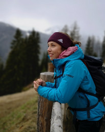 Laura Dahlmeier in den Bergen
