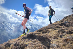 Ultraläuferin Rosanna Buchauer beim Snowman Race in Bhutan