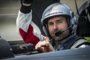 Air Race Pilot Hannes Arch im Cockpit